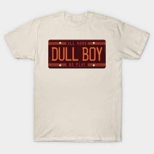 All Work. No Play. Dull Boy. T-Shirt